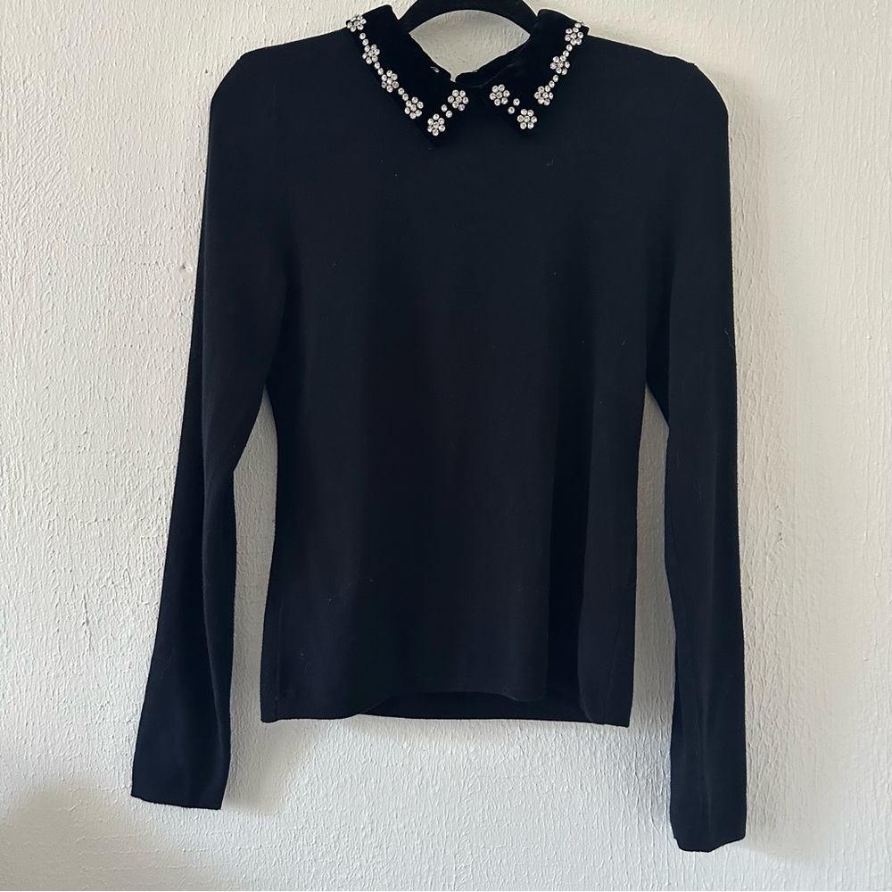 Madison Jules Size Medium Black sweater